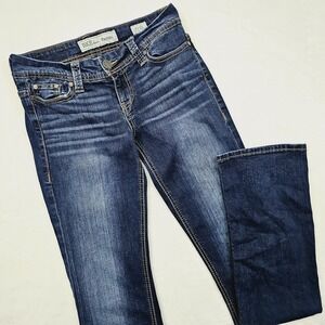 BKE Jeans Womens 27xl Blue Denim Payton Tailored Boot Cut Stretch